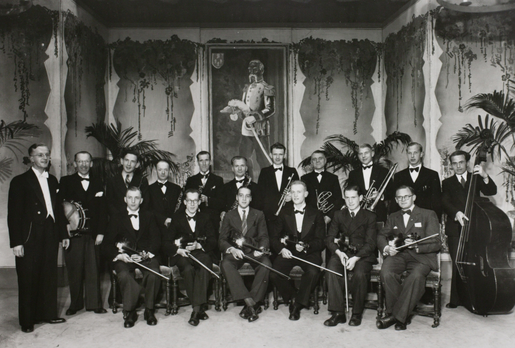 Personeelsorkest Grasso, foto uit 1943